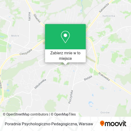 Mapa Poradnia Psychologiczno-Pedagogiczna