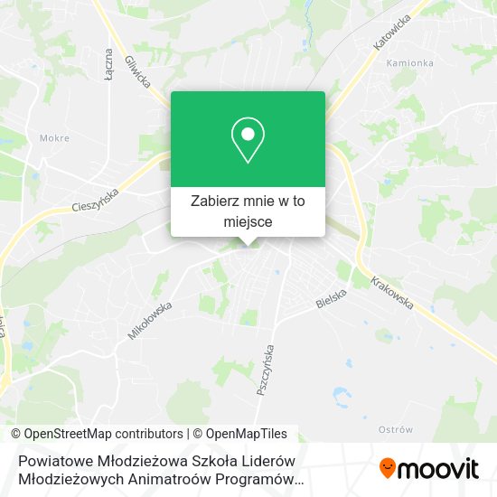 Mapa Powiatowe Młodzieżowa Szkoła Liderów Młodzieżowych Animatroów Programów Profilaktycznych