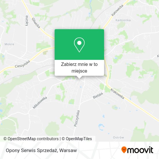 Mapa Opony Serwis Sprzedaż