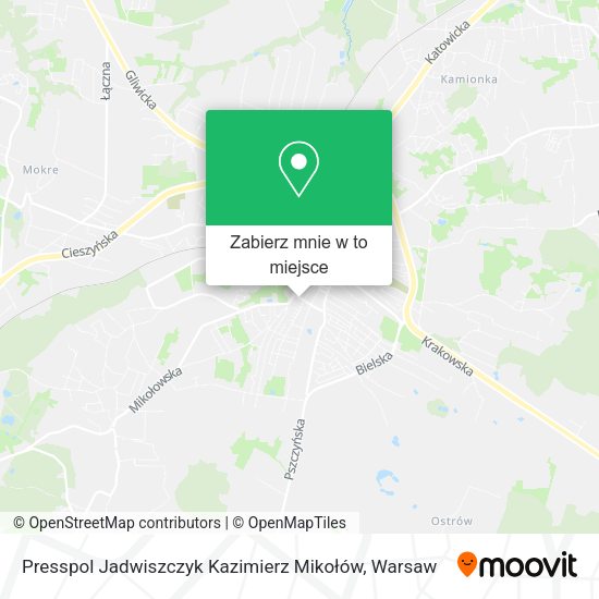 Mapa Presspol Jadwiszczyk Kazimierz Mikołów