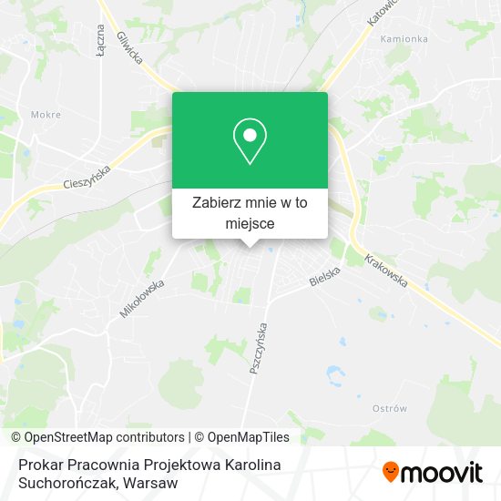 Mapa Prokar Pracownia Projektowa Karolina Suchorończak