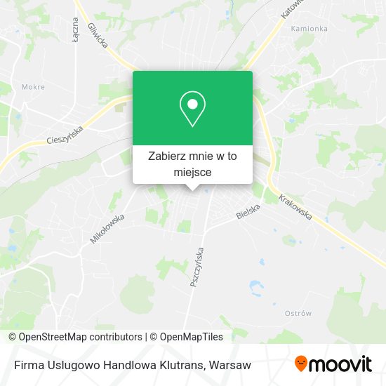 Mapa Firma Uslugowo Handlowa Klutrans