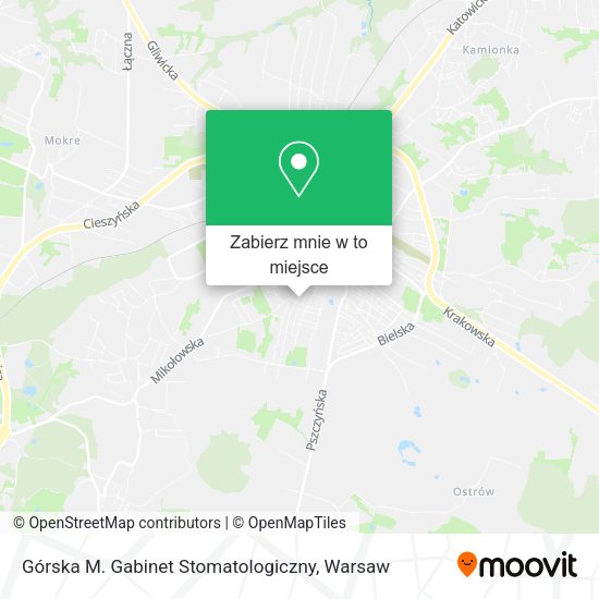 Mapa Górska M. Gabinet Stomatologiczny