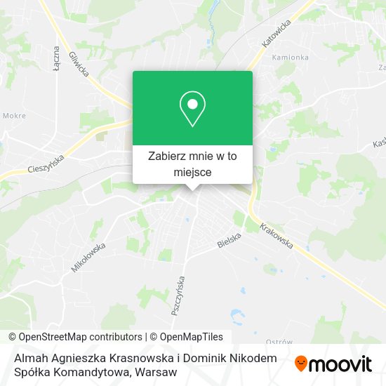 Mapa Almah Agnieszka Krasnowska i Dominik Nikodem Spółka Komandytowa