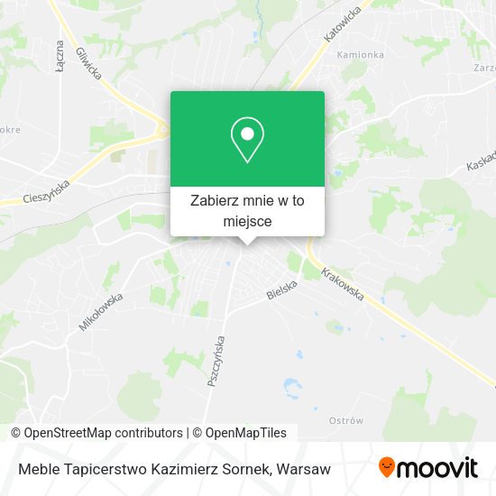 Mapa Meble Tapicerstwo Kazimierz Sornek