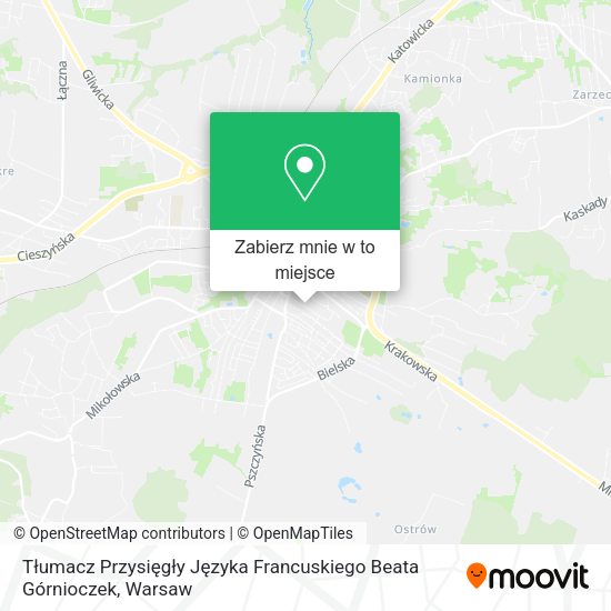 Mapa Tłumacz Przysięgły Języka Francuskiego Beata Górnioczek