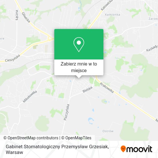 Mapa Gabinet Stomatologiczny Przemysław Grzesiak