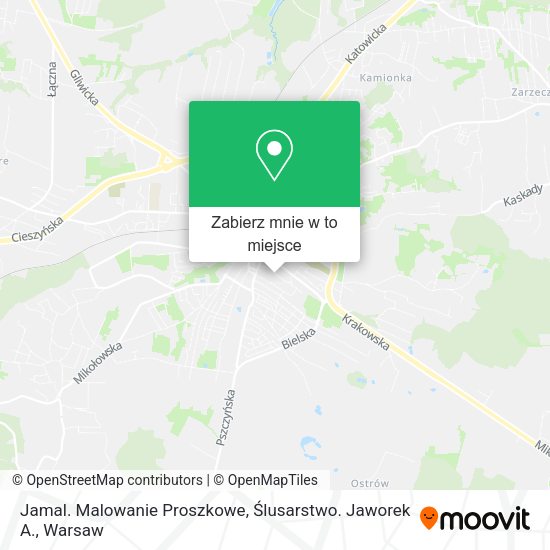 Mapa Jamal. Malowanie Proszkowe, Ślusarstwo. Jaworek A.