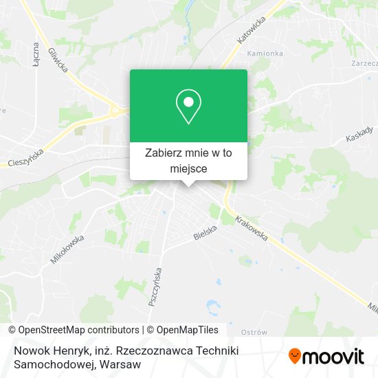 Mapa Nowok Henryk, inż. Rzeczoznawca Techniki Samochodowej