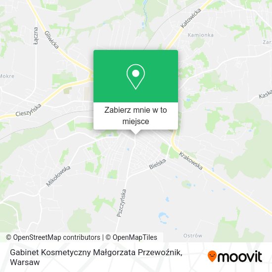 Mapa Gabinet Kosmetyczny Małgorzata Przewoźnik