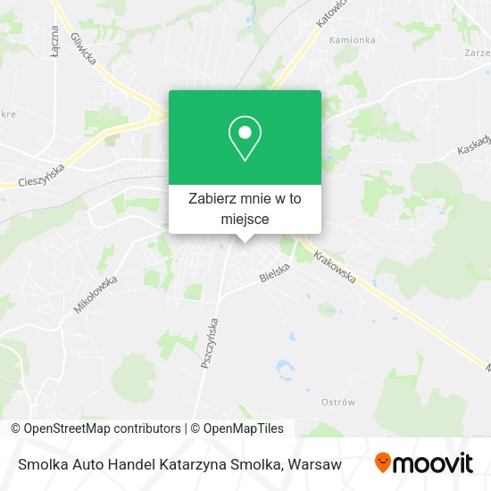 Mapa Smolka Auto Handel Katarzyna Smolka