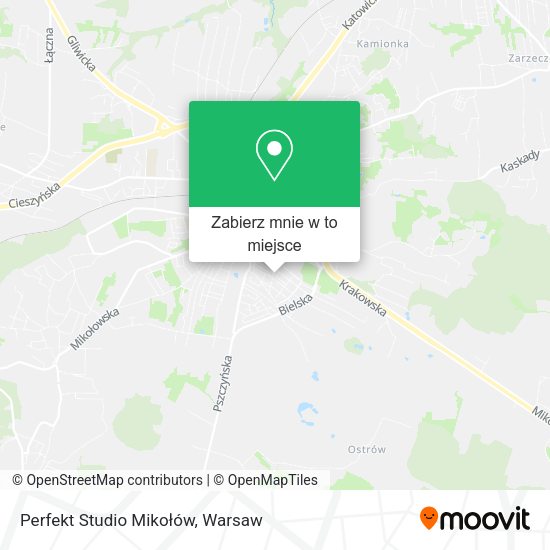 Mapa Perfekt Studio Mikołów