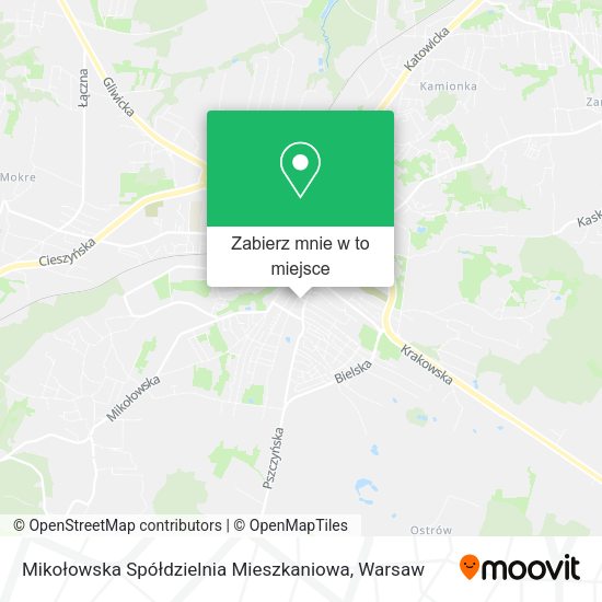 Mapa Mikołowska Spółdzielnia Mieszkaniowa