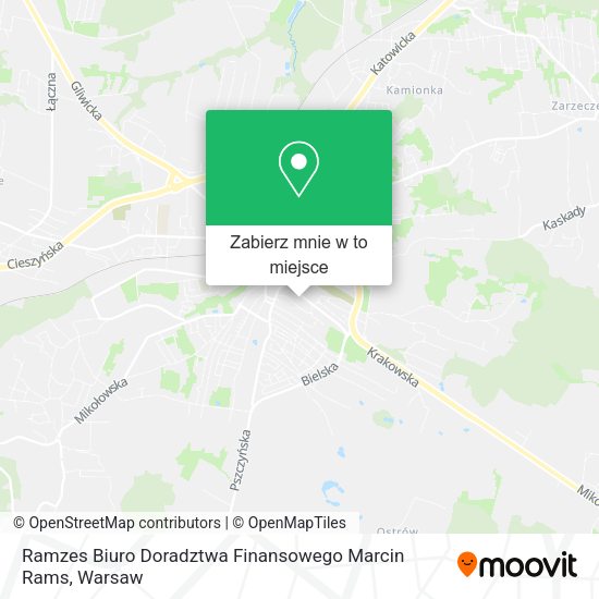 Mapa Ramzes Biuro Doradztwa Finansowego Marcin Rams