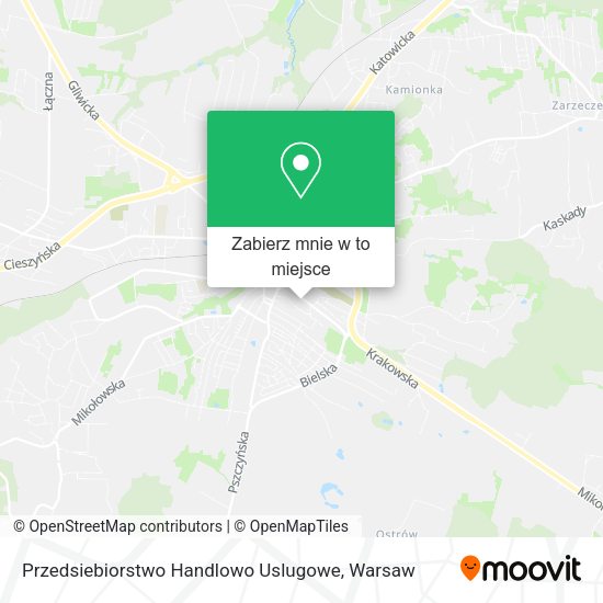 Mapa Przedsiebiorstwo Handlowo Uslugowe