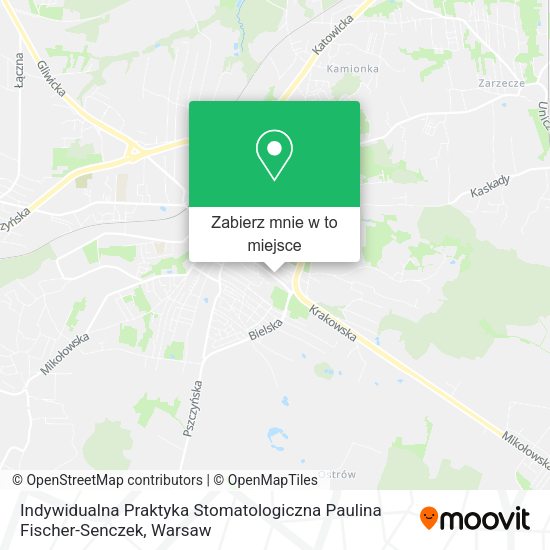 Mapa Indywidualna Praktyka Stomatologiczna Paulina Fischer-Senczek