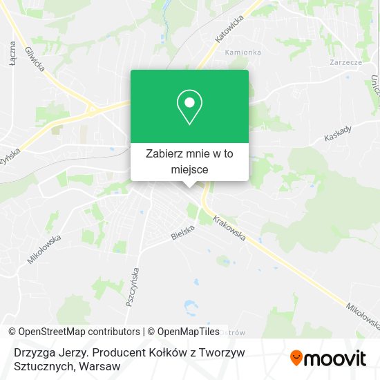 Mapa Drzyzga Jerzy. Producent Kołków z Tworzyw Sztucznych