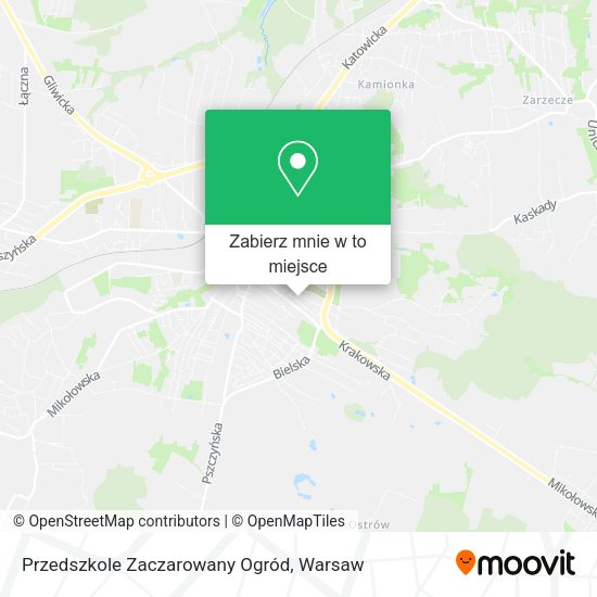 Mapa Przedszkole Zaczarowany Ogród