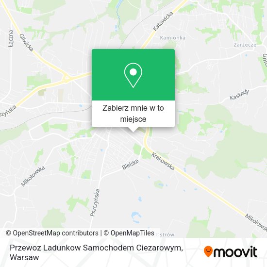 Mapa Przewoz Ladunkow Samochodem Ciezarowym