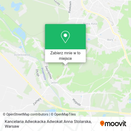 Mapa Kancelaria Adwokacka Adwokat Anna Stolarska