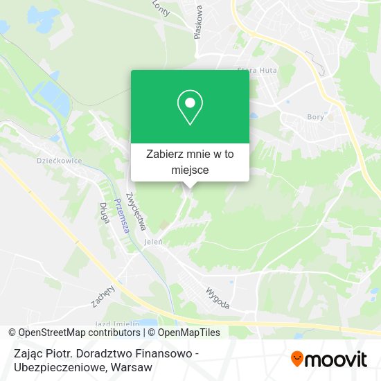 Mapa Zając Piotr. Doradztwo Finansowo - Ubezpieczeniowe