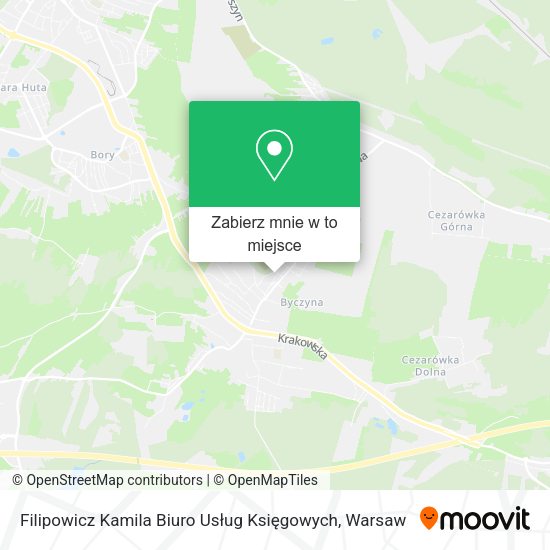 Mapa Filipowicz Kamila Biuro Usług Księgowych