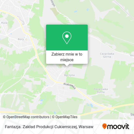 Mapa Fantazja. Zakład Produkcji Cukierniczej