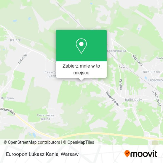 Mapa Euroopon Łukasz Kania