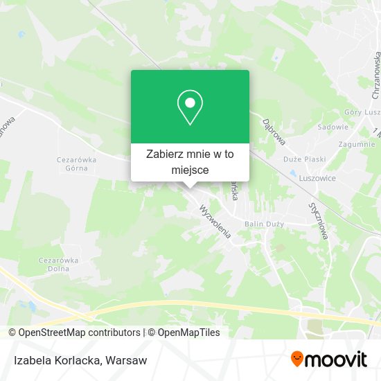 Mapa Izabela Korlacka