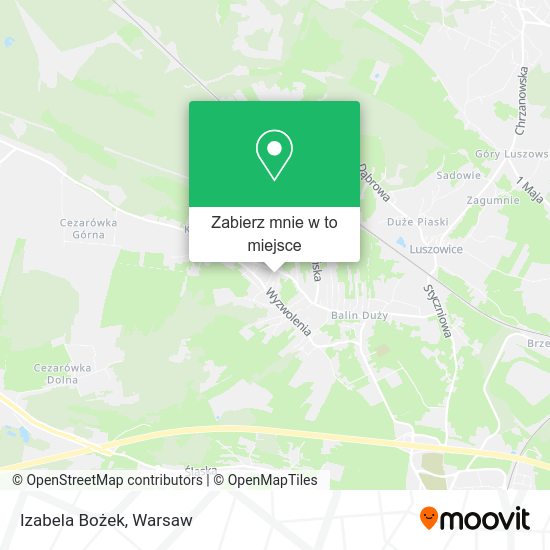 Mapa Izabela Bożek