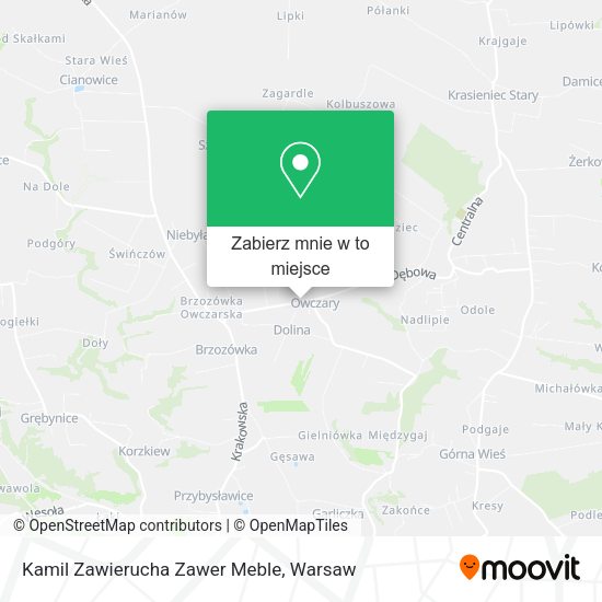 Mapa Kamil Zawierucha Zawer Meble