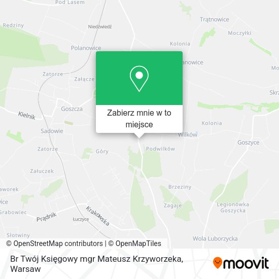 Mapa Br Twój Księgowy mgr Mateusz Krzyworzeka