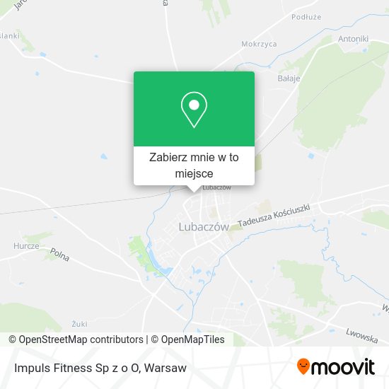 Mapa Impuls Fitness Sp z o O