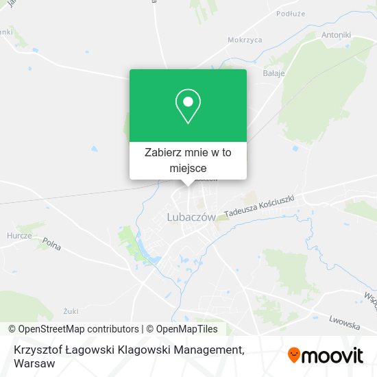 Mapa Krzysztof Łagowski Klagowski Management