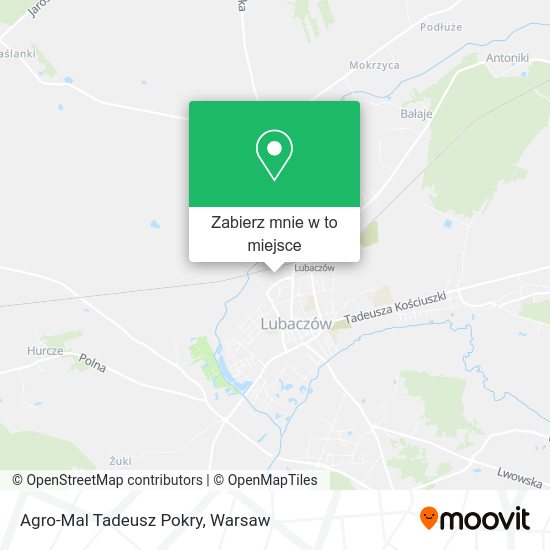 Mapa Agro-Mal Tadeusz Pokry