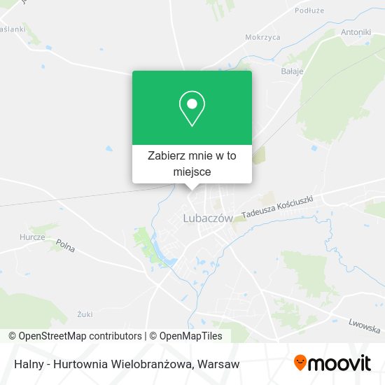 Mapa Halny - Hurtownia Wielobranżowa