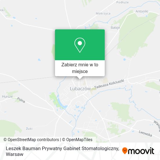 Mapa Leszek Bauman Prywatny Gabinet Stomatologiczny