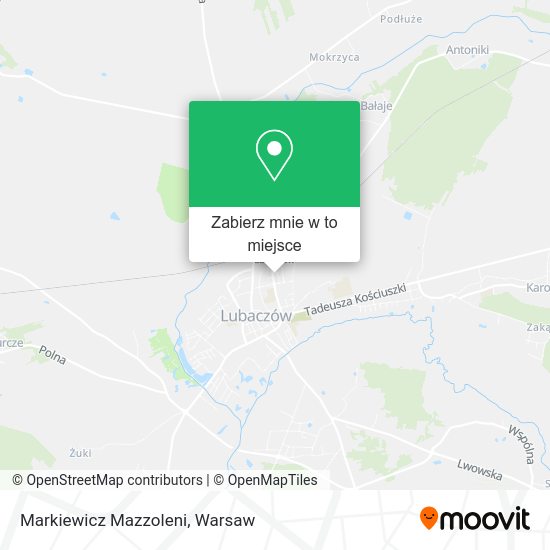 Mapa Markiewicz Mazzoleni