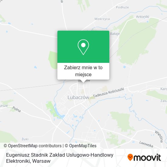 Mapa Eugeniusz Stadnik Zakład Usługowo-Handlowy Elektroniki