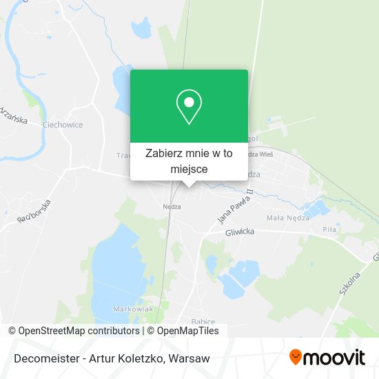 Mapa Decomeister - Artur Koletzko