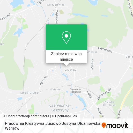 Mapa Pracownia Kreatywna Jusiowo Justyna Dłużniewska