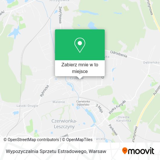 Mapa Wypozyczalnia Sprzetu Estradowego