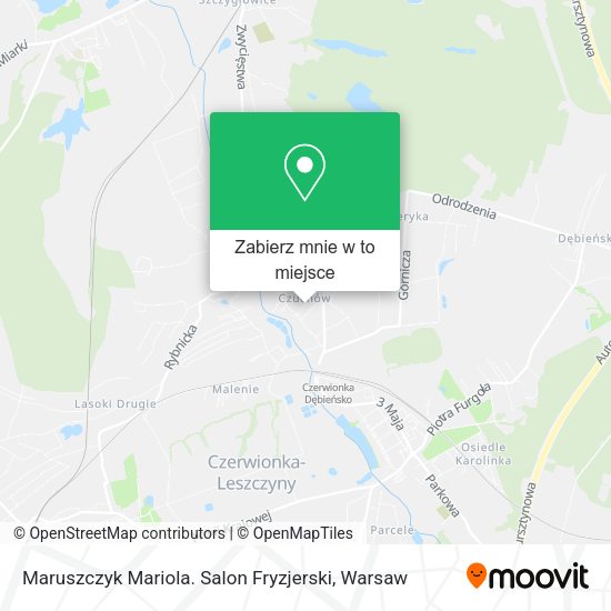 Mapa Maruszczyk Mariola. Salon Fryzjerski