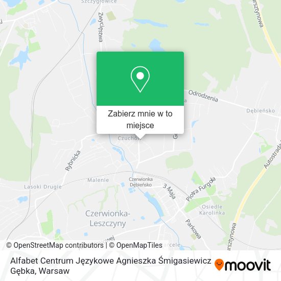 Mapa Alfabet Centrum Językowe Agnieszka Śmigasiewicz Gębka