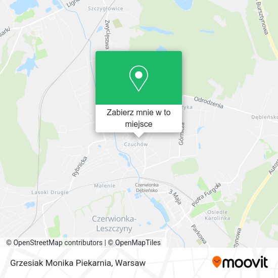 Mapa Grzesiak Monika Piekarnia