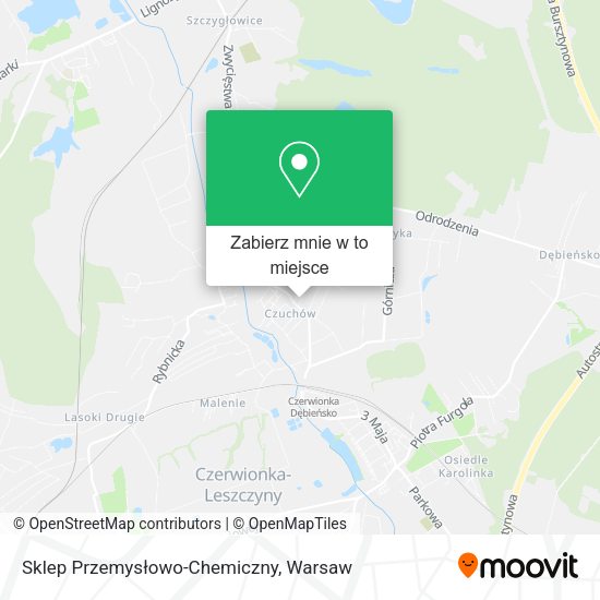 Mapa Sklep Przemysłowo-Chemiczny