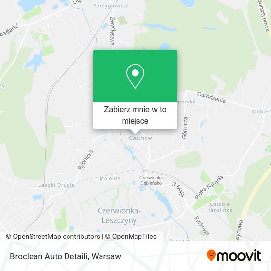 Mapa Broclean Auto Detaili