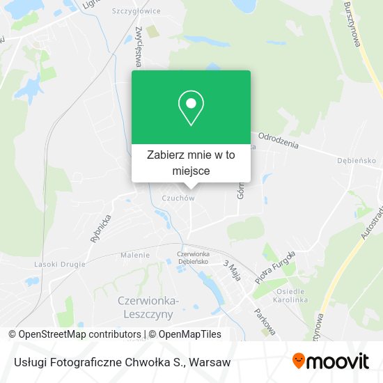 Mapa Usługi Fotograficzne Chwołka S.