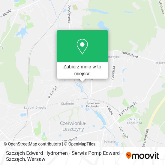 Mapa Szczęch Edward Hydromen - Serwis Pomp Edward Szczęch