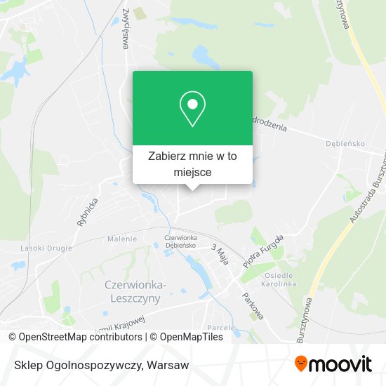 Mapa Sklep Ogolnospozywczy